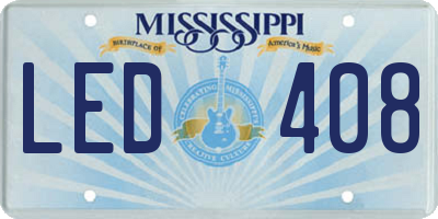 MS license plate LED408