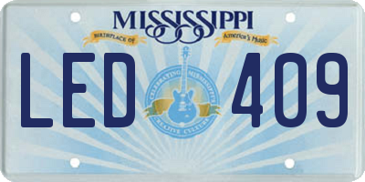 MS license plate LED409
