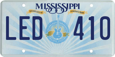 MS license plate LED410