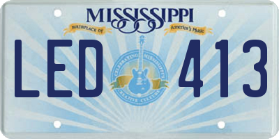 MS license plate LED413