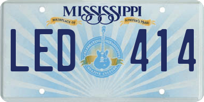 MS license plate LED414