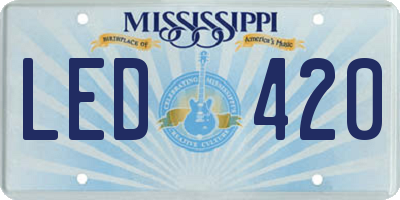 MS license plate LED420
