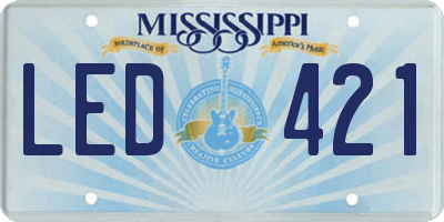 MS license plate LED421