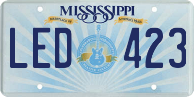 MS license plate LED423