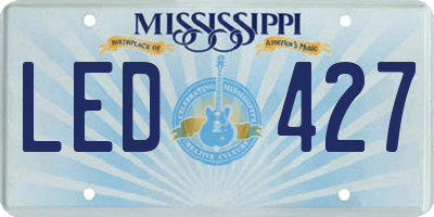 MS license plate LED427