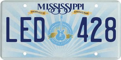 MS license plate LED428