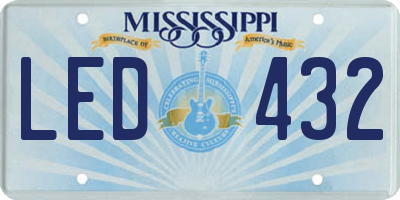 MS license plate LED432