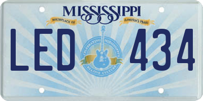 MS license plate LED434