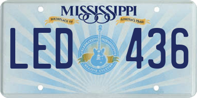 MS license plate LED436