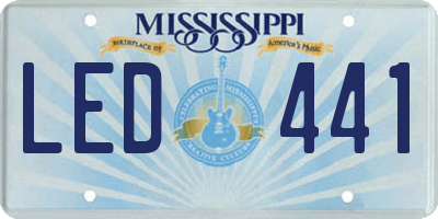 MS license plate LED441