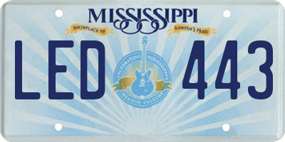 MS license plate LED443