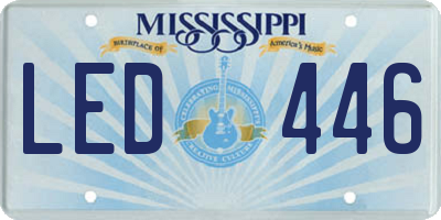 MS license plate LED446