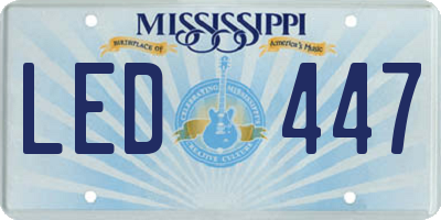 MS license plate LED447