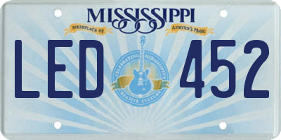 MS license plate LED452
