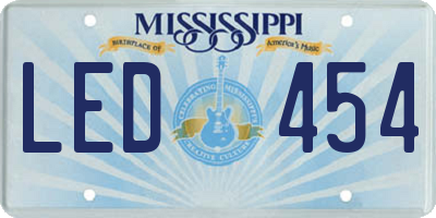 MS license plate LED454