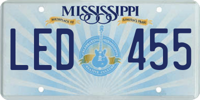 MS license plate LED455