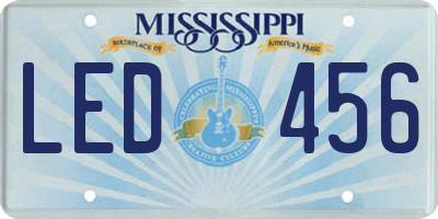 MS license plate LED456
