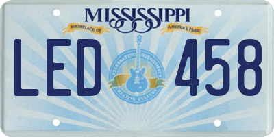 MS license plate LED458