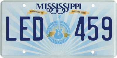 MS license plate LED459