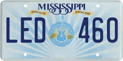 MS license plate LED460
