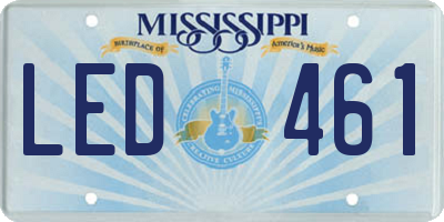 MS license plate LED461