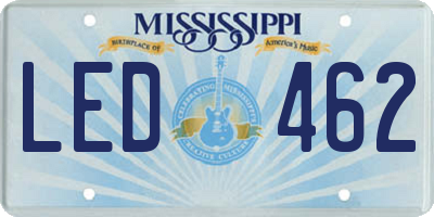 MS license plate LED462