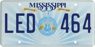 MS license plate LED464