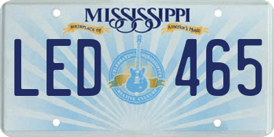 MS license plate LED465
