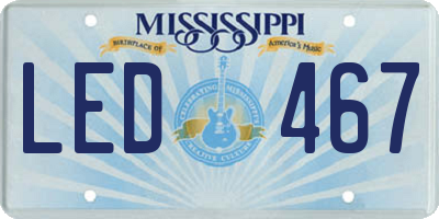MS license plate LED467