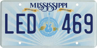 MS license plate LED469