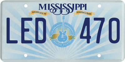 MS license plate LED470