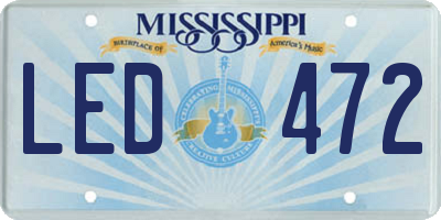 MS license plate LED472