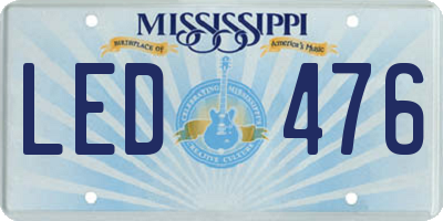 MS license plate LED476