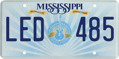 MS license plate LED485