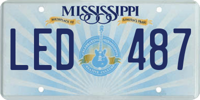 MS license plate LED487