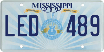 MS license plate LED489
