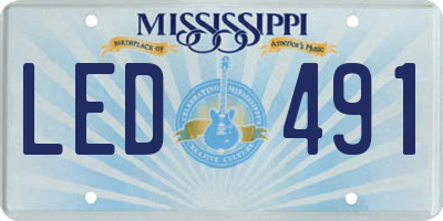 MS license plate LED491