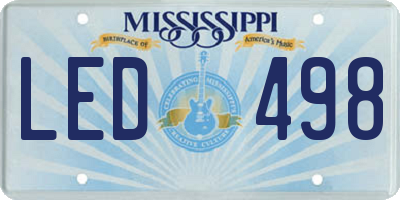 MS license plate LED498