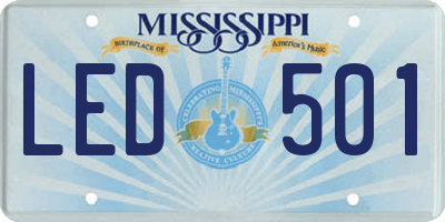 MS license plate LED501