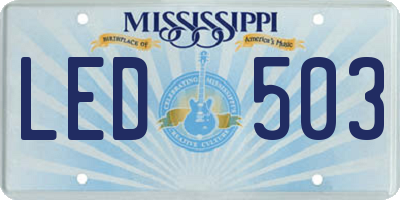MS license plate LED503