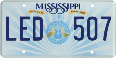 MS license plate LED507