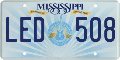 MS license plate LED508