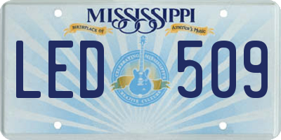 MS license plate LED509