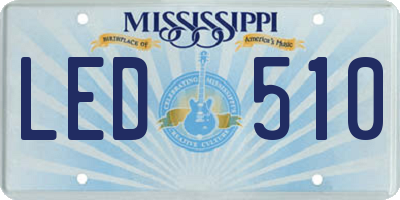 MS license plate LED510