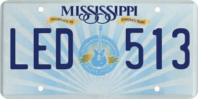 MS license plate LED513
