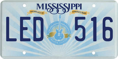 MS license plate LED516