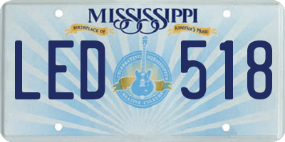 MS license plate LED518