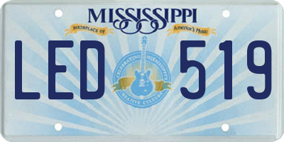 MS license plate LED519