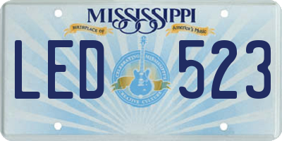 MS license plate LED523