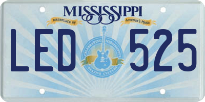 MS license plate LED525